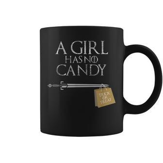 A Girl Has No Candy Sword Halloween Coffee Mug - Seseable