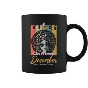 A Queen Was Born In December Graphic Design Printed Casual Daily Basic Coffee Mug - Thegiftio UK
