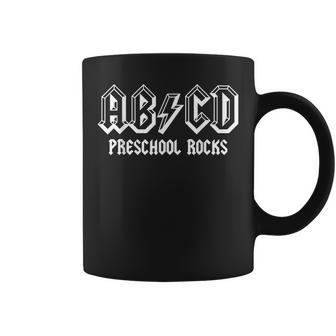 Abcd Rocks Back To School Preschool Rocks Funny Teacher Coffee Mug - Thegiftio UK