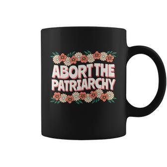 Abort The Patriarchy Vintage Feminism Reproduce Dignity Coffee Mug - Monsterry AU