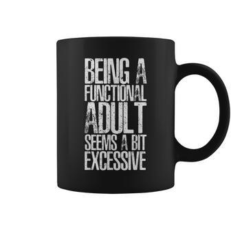 Adult-Ish Adulting | 18Th Birthday Gifts | Funny Sarcastic Coffee Mug - Seseable