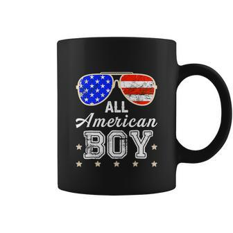 All American Boy 4Th Of July Boys Kids Sunglasses Coffee Mug - Monsterry