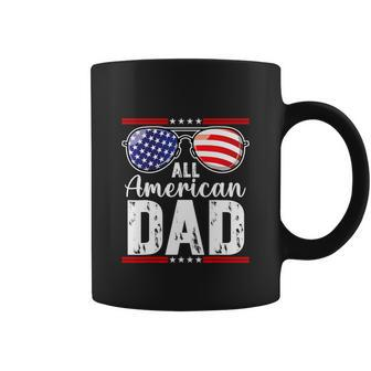 All American Dad Shirt Fourth 4Th Of July Sunglass Coffee Mug - Monsterry