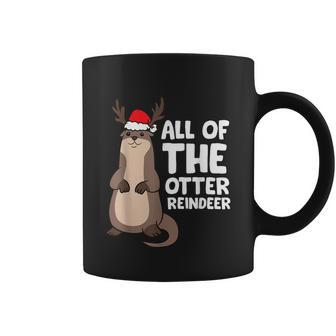 All Of The Otter Reindeer Reindeer Christmas Holiday Graphic Design Printed Casual Daily Basic Coffee Mug - Thegiftio