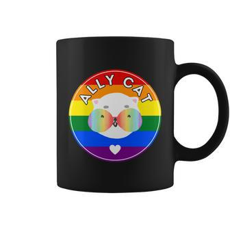 Ally Lgbt Ally Cat Pride Month Graphic Design Printed Casual Daily Basic Coffee Mug - Thegiftio UK