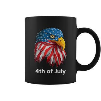 American Bald Eagle Mullet 4Th Of July Funny Usa Patriotic Gift Coffee Mug - Monsterry AU