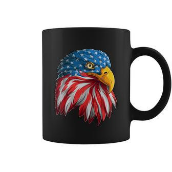 American Bald Eagle Mullet 4Th Of July Funny Usa Patriotic Gift V2 Coffee Mug - Monsterry AU