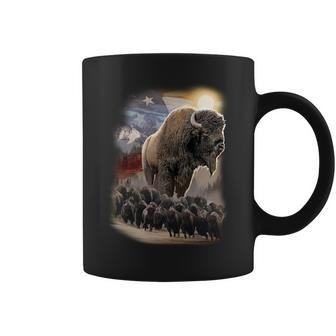 American Bison Tshirt Coffee Mug - Monsterry