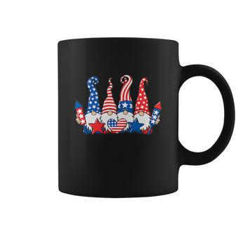 American Flag Cute Gnomes Funny 4Th Of July Coffee Mug - Monsterry DE