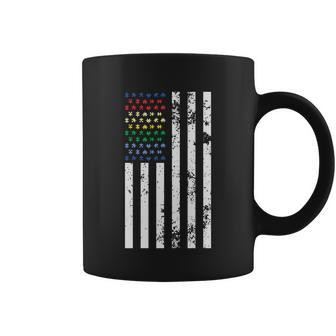 American Flag Lgbt Gay Pride Lesbian Bisexual Ally Quote Coffee Mug - Monsterry