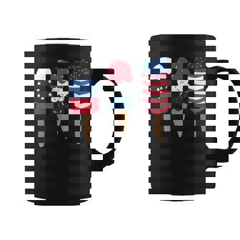American Flag Themed Popsicles Red White And Blue Freedom Independence Day Gift For 4Th Of July Party Ga Coffee Mug - Thegiftio UK