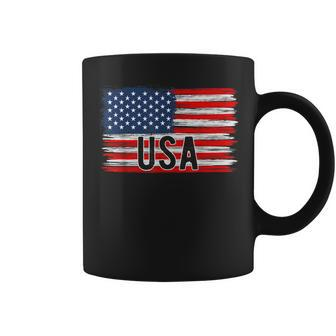American Flag Usa 4Th Of July Independence Day Patriotic Coffee Mug - Seseable