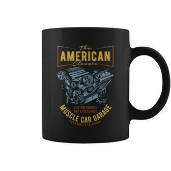 American Muscle Car Garage Graphic Design Printed Casual Daily Basic Coffee Mug - Thegiftio UK