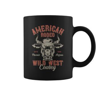 American Rodeo Wild West Cowboy Coffee Mug - Monsterry