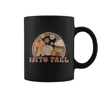And All At Once Summer Collapsed Into Fall Thanksgiving Quote Coffee Mug - Monsterry UK