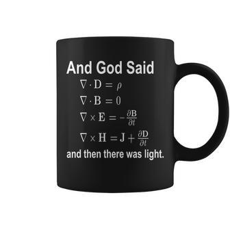 And God Said Formula Tshirt Coffee Mug - Monsterry UK