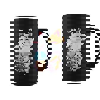 Anime Cat Boba Bubble Tea Kawaii Neko Coffee Mug - Thegiftio