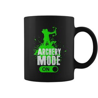 Archery Mode On Cool Hunting Bow Arrow Archer Coffee Mug - Thegiftio