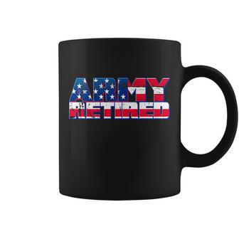 Army Retired V2 Coffee Mug - Monsterry DE