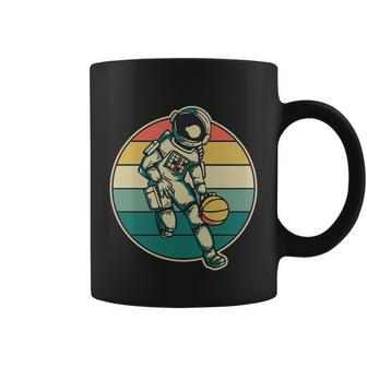 Astronaut Playing Basketball Coffee Mug - Monsterry CA