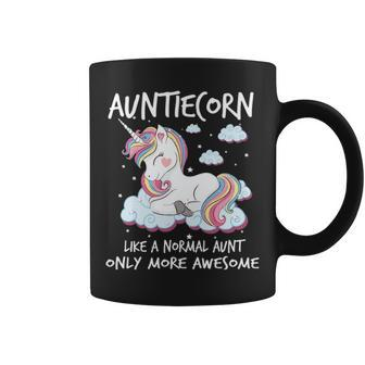 Auntiecorn Cute Unicorn Lover Mother Day Gift Aunt Coffee Mug - Thegiftio UK