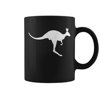 Aussie Kangaroo Tshirt Coffee Mug - Monsterry DE