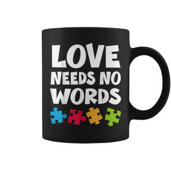 Autism Awareness Teacher Love Needs No Word Special Ed V2 Coffee Mug - Thegiftio UK