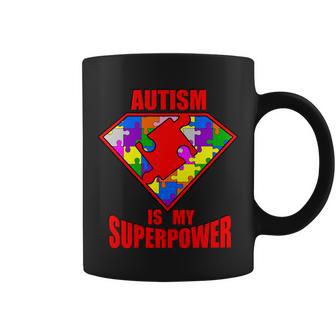 Autism Is My Superpower Superheo Tshirt Coffee Mug - Monsterry