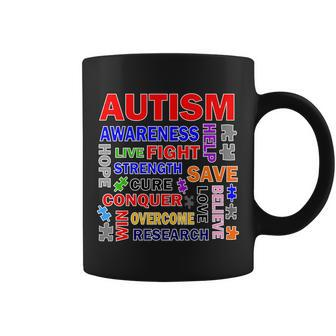 Autism Mashup Tshirt Coffee Mug - Monsterry CA
