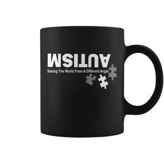 Autism Seeing The World From A Different Angle Tshirt Coffee Mug - Monsterry