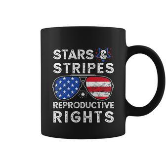 Aviator Us Flag Sunglasses Stars Stripes Reproductive Rights Coffee Mug - Monsterry AU
