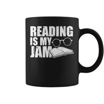 Avid Readers Book Lovers Librarians Bookworms Reading Is My Coffee Mug - Thegiftio UK