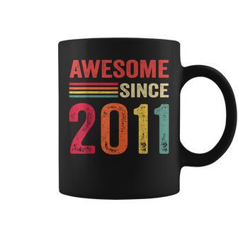 Awesome Since 2001 11Th Birthday Retro Coffee Mug - Seseable