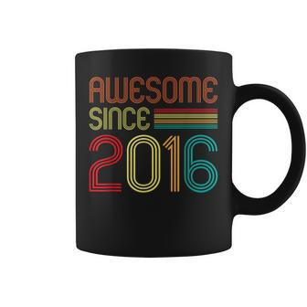 Awesome Since 2016 6 Years Old Retro Vintage 6Th Birthday Coffee Mug - Thegiftio UK