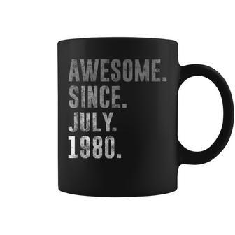Awesome Since July 1980 42Nd Birthday Vintage 1980 Coffee Mug - Seseable