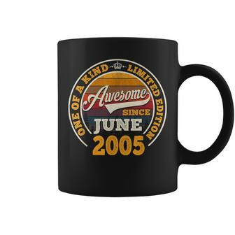 Awesome Since June 2005 17Th Birthday Gift 17 Years Old Coffee Mug - Thegiftio UK