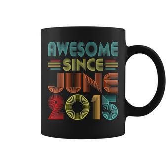 Awesome Since June 2015 Vintage 7 Years Old 7Th Birthday Coffee Mug - Seseable