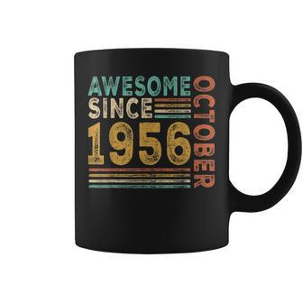 Awesome Since October 1956 66Th Birthday Gift 66 Years Old Coffee Mug - Thegiftio UK