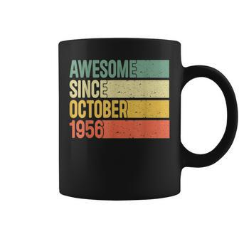 Awesome Since October 1956 66Th Birthday Gifts 66 Years Old Coffee Mug - Thegiftio UK