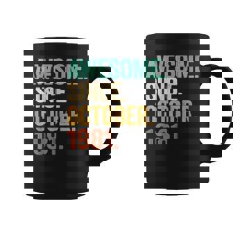 Awesome Since October 1981 41 Years Old 41St Birthday Gifts Coffee Mug - Thegiftio UK
