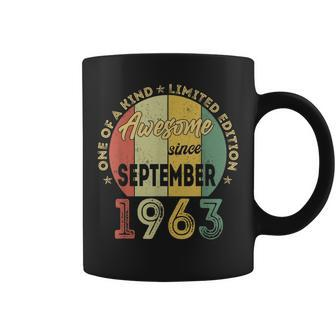 Awesome Since September 1963 59 Years Old Gift 59Th Birthday Coffee Mug - Thegiftio UK