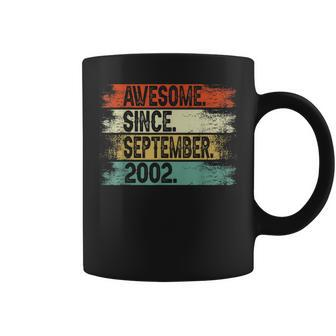 Awesome Since September 2002 Vintage 20Th Birthday Coffee Mug - Thegiftio UK