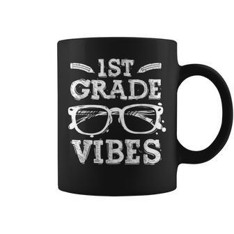 Back To School 1St First Grade Vibes First Day Teacher Kids Coffee Mug - Seseable