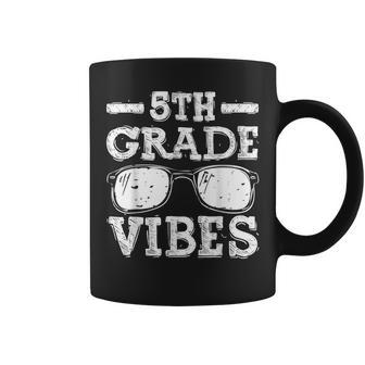 Back To School 5Th Grade Vibes First Day Teacher Kids Coffee Mug - Seseable