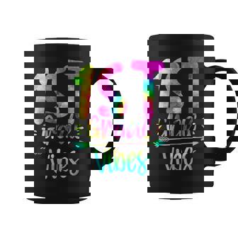 Back To School First Grade Vibes Student Teacher Tie Dye Coffee Mug - Thegiftio UK