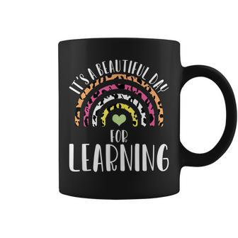 Back To School - Its A Beautiful Day For Learning - Leopard Coffee Mug - Thegiftio UK
