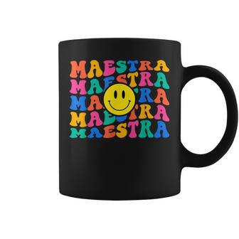 Back To School Maestra Cute Funny Spanish Teacher Coffee Mug - Thegiftio UK