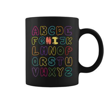 Back To School Pre K Kindergarten Vintage Hi Alphabet Coffee Mug - Thegiftio UK