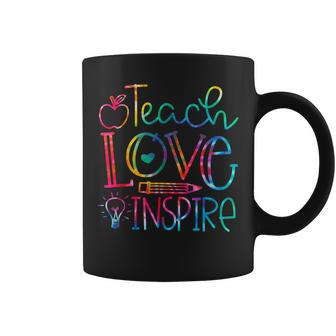 Back To School Teach Love Inspire Teaching Kindness Teacher Coffee Mug - Thegiftio UK