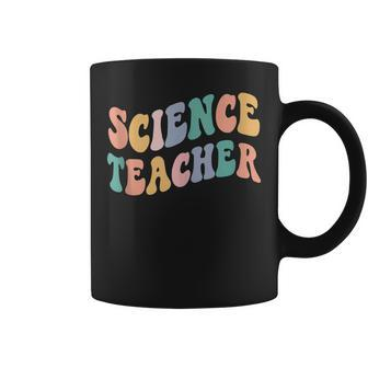 Back To School Teacher Groovy Retro Science Teacher Coffee Mug - Thegiftio UK
